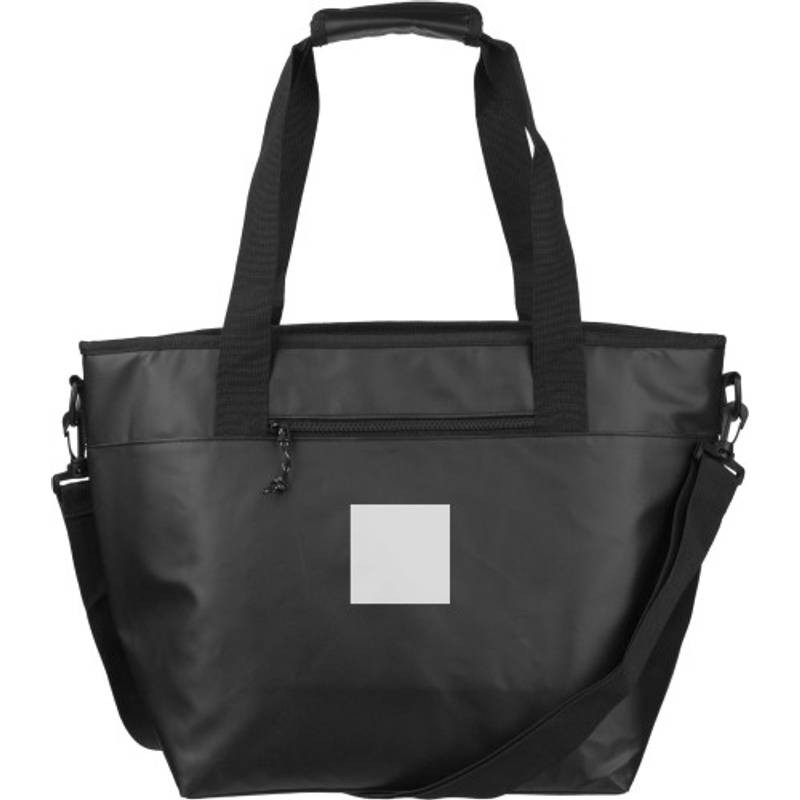 Polyesterová (600D) chladiaca taška Matthias, čierna Polyesterová (600D) chladiaca taška Matthias, čierna