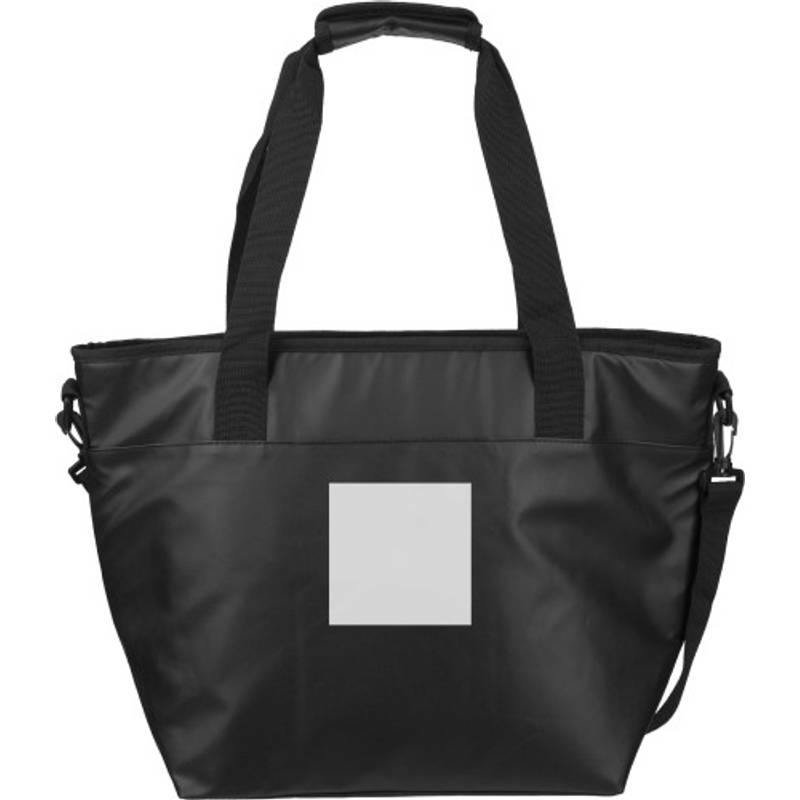 Polyesterová (600D) chladiaca taška Matthias, čierna Polyesterová (600D) chladiaca taška Matthias, čierna