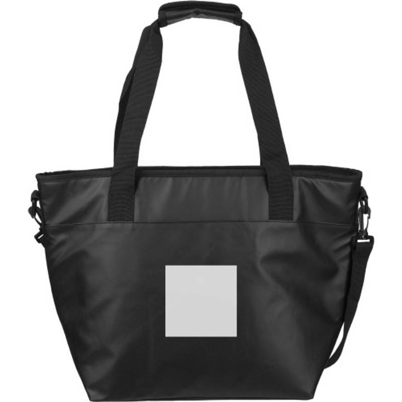 Polyesterová (600D) chladiaca taška Matthias, čierna Polyesterová (600D) chladiaca taška Matthias, čierna