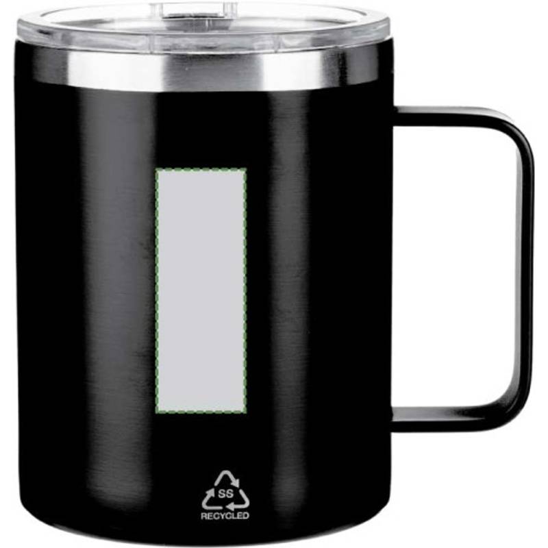 Nerezový dvojstenný hrnček (300 ml) Renate, čierna Nerezový dvojstenný hrnček (300 ml) Renate, čierna