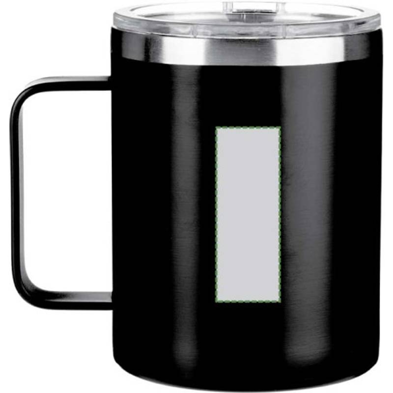 Nerezový dvojstenný hrnček (300 ml) Renate, čierna Nerezový dvojstenný hrnček (300 ml) Renate, čierna