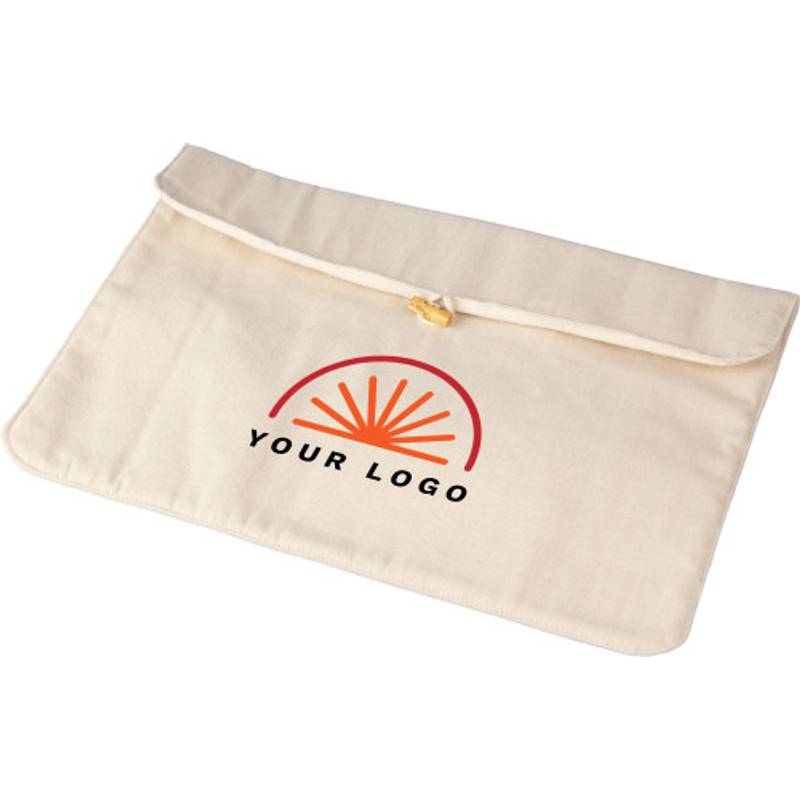 Bavlněná kapsa na notebook (220 gr/m2) Dirk, černá Bavlněná kapsa na notebook (220 gr/m2) Dirk, černá