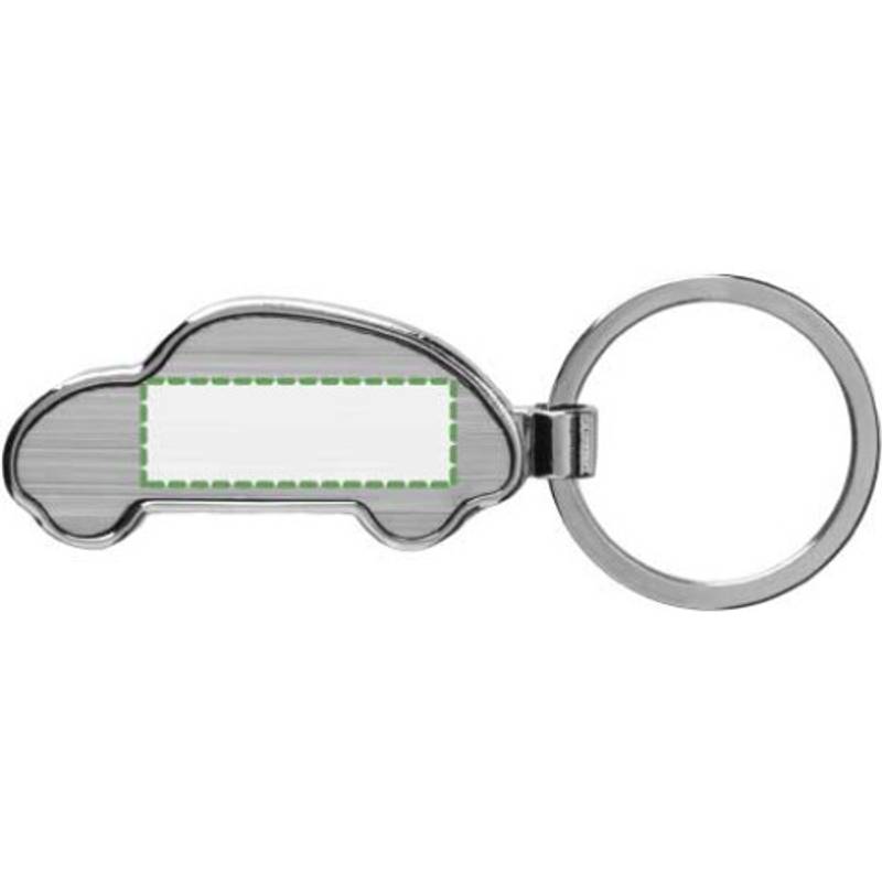 Kľúčenka zo zliatiny zinku Angelika, hnedá Kľúčenka zo zliatiny zinku Angelika, hnedá