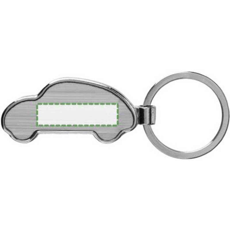 Kľúčenka zo zliatiny zinku Angelika, hnedá Kľúčenka zo zliatiny zinku Angelika, hnedá