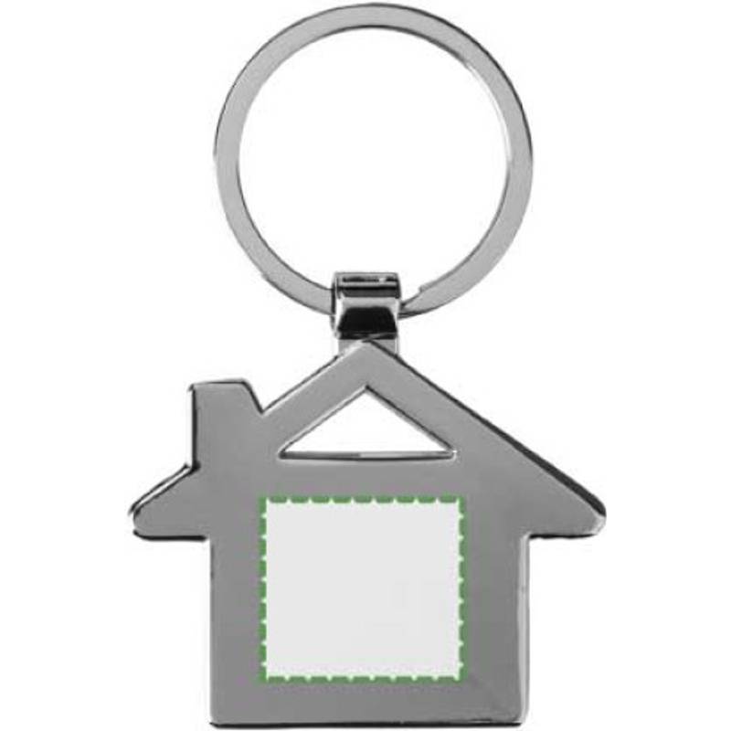 Kľúčenka zo zinkovej zliatiny Bernd, hnedá Kľúčenka zo zinkovej zliatiny Bernd, hnedá