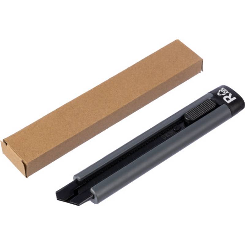 Recyklovaný ABS hobby nůž Rolf, šedá Recyklovaný ABS hobby nůž Rolf, šedá