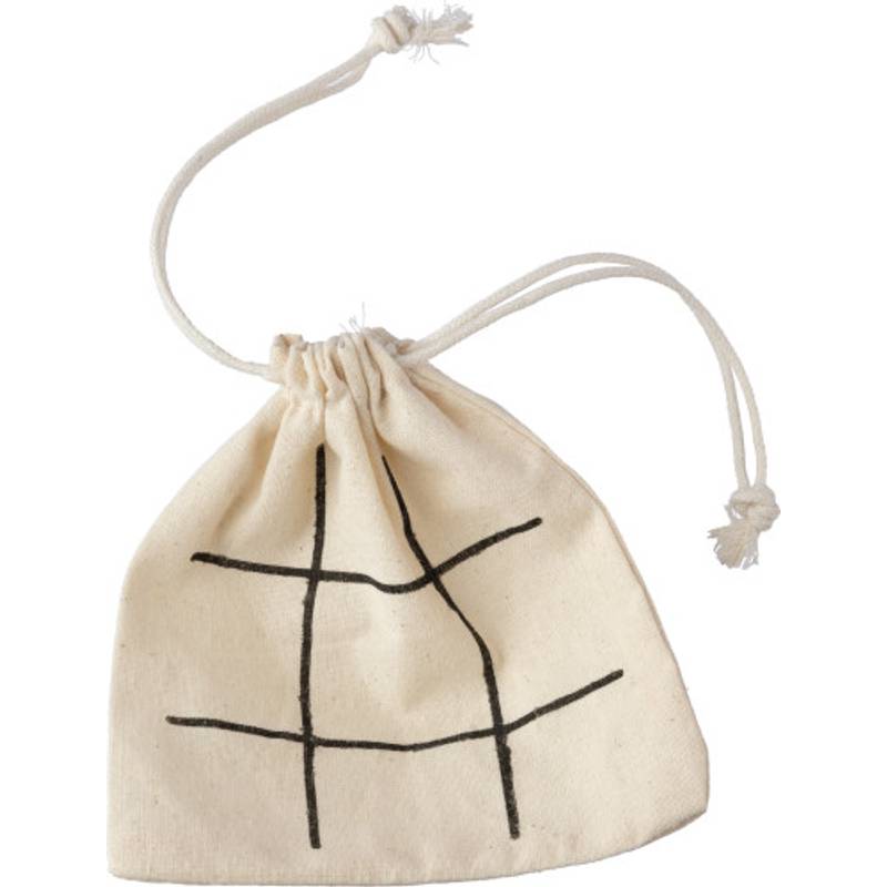 Přírodní dřevěná hra piškvorky Waltraud, hnědá khaki Přírodní dřevěná hra piškvorky Waltraud, hnědá khaki