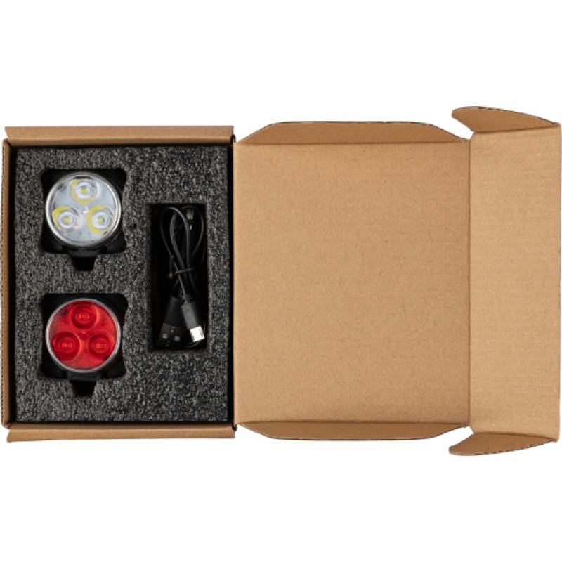 ABS nabíjecí cyklistická světla Elisabeth, vícebarevná ABS nabíjecí cyklistická světla Elisabeth, vícebarevná