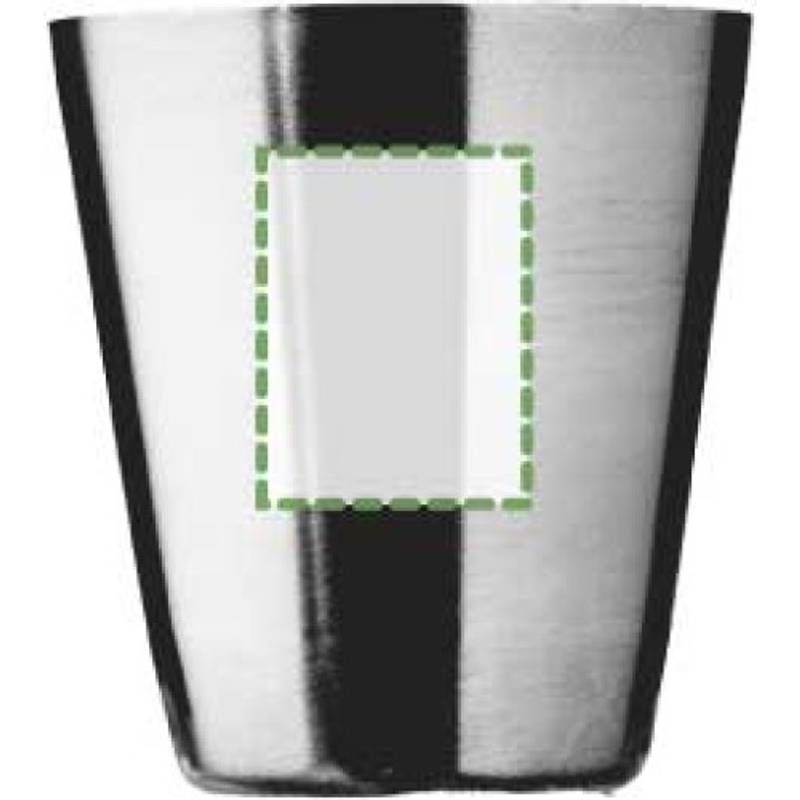 Nerezové kelímky na alkohol Benjamin, černá Nerezové kelímky na alkohol Benjamin, černá