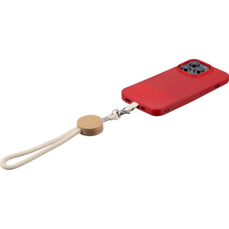 Bavlnený (D16) náramok na telefón Maxim, hnedá khaki Bavlnený (D16) náramok na telefón Maxim, hnedá khaki