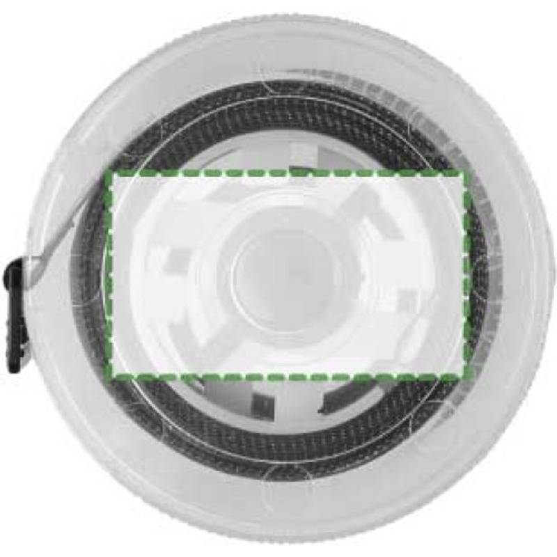 Plastový vysouvací metr Theo, černá Plastový vysouvací metr Theo, černá