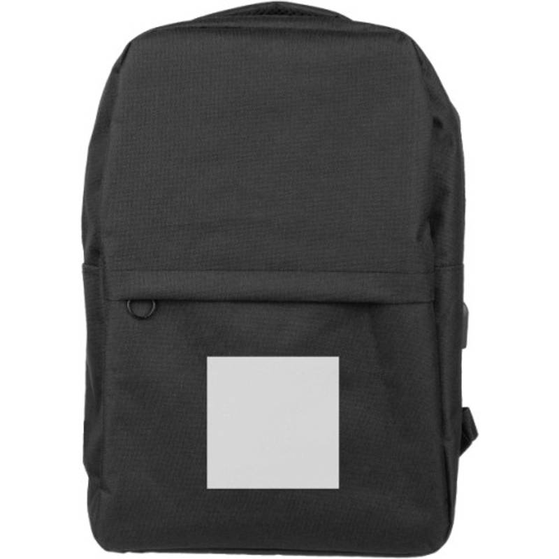 rPET (600D) batoh Henrik, čierna rPET (600D) batoh Henrik, čierna