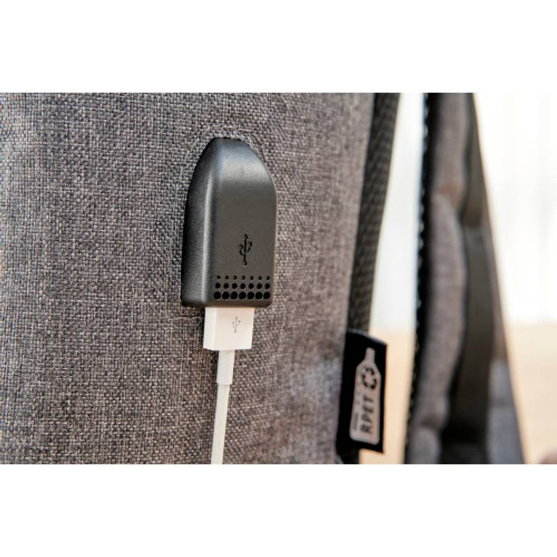 rPET (600D) batoh Henrik, čierna rPET (600D) batoh Henrik, čierna