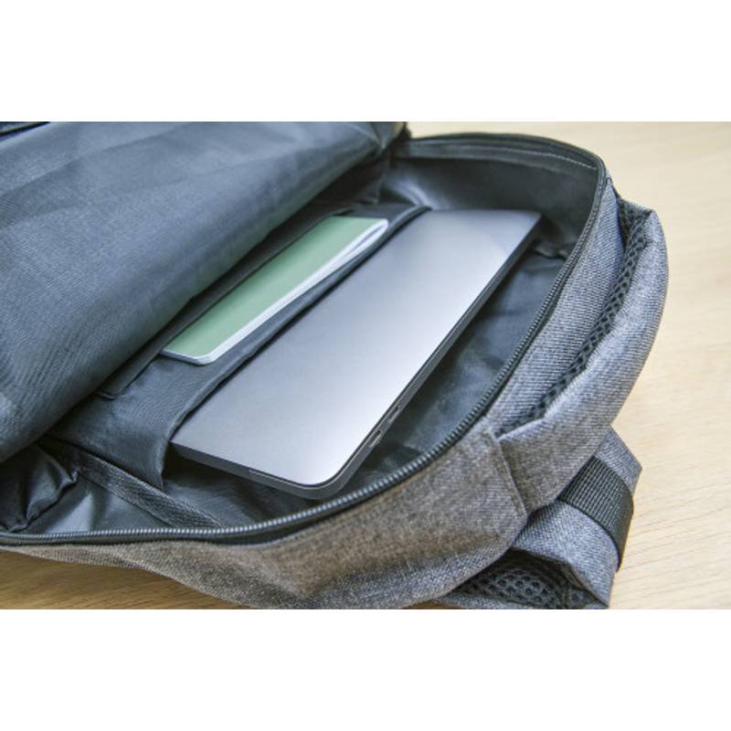 rPET (600D) batoh Henrik, čierna rPET (600D) batoh Henrik, čierna