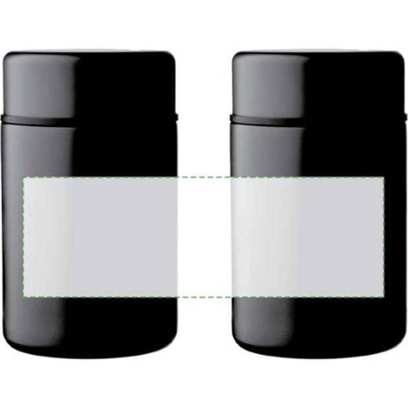 Nerezový hrniec na obed Niko s dvojitou stenou, čierna Nerezový hrniec na obed Niko s dvojitou stenou, čierna