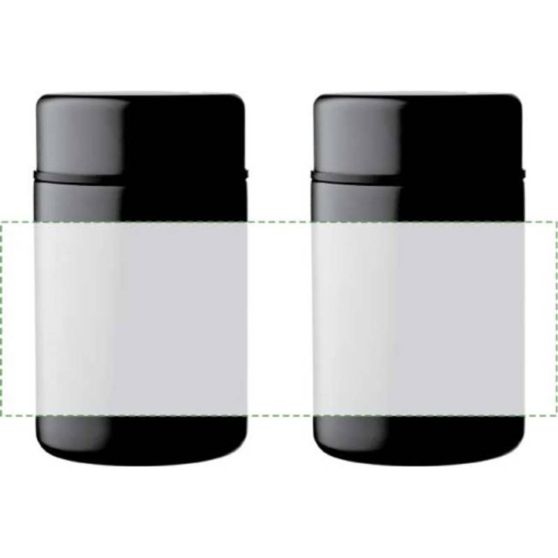 Nerezový hrniec na obed Niko s dvojitou stenou, čierna Nerezový hrniec na obed Niko s dvojitou stenou, čierna