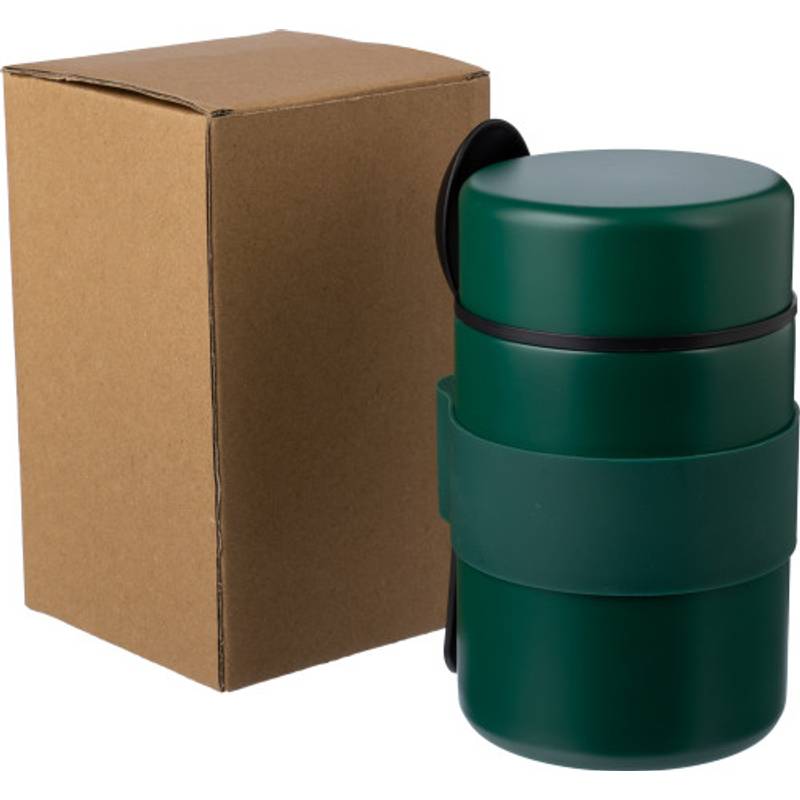 Nerezový hrniec na obed Niko s dvojitou stenou, čierna Nerezový hrniec na obed Niko s dvojitou stenou, čierna