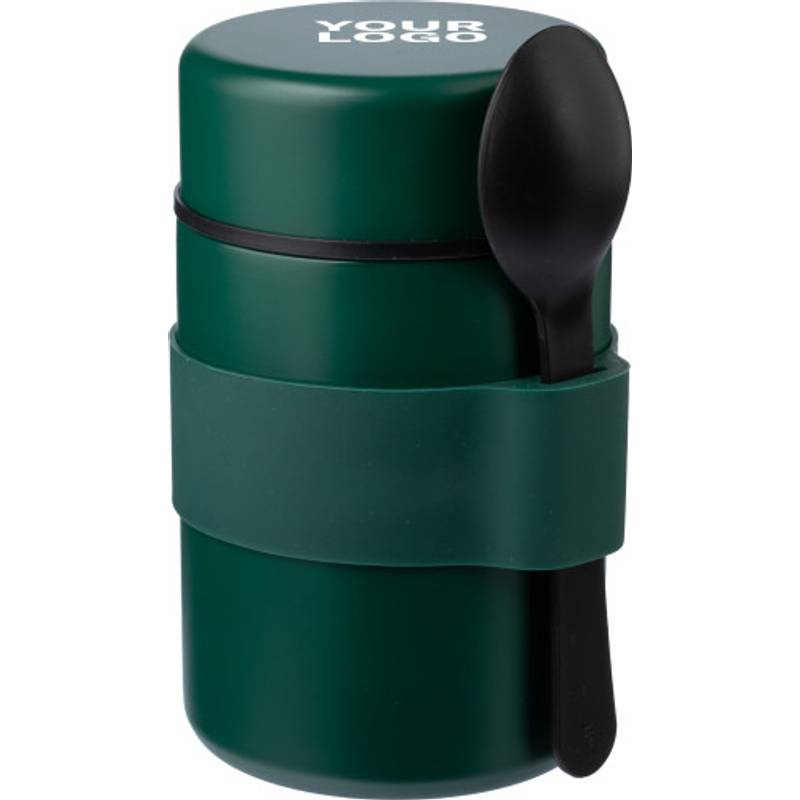 Nerezový hrniec na obed Niko s dvojitou stenou, čierna Nerezový hrniec na obed Niko s dvojitou stenou, čierna