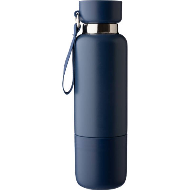 Nerezová dvojplášťová fľaša (500 ml) Lieselotte, čierna Nerezová dvojplášťová fľaša (500 ml) Lieselotte, čierna