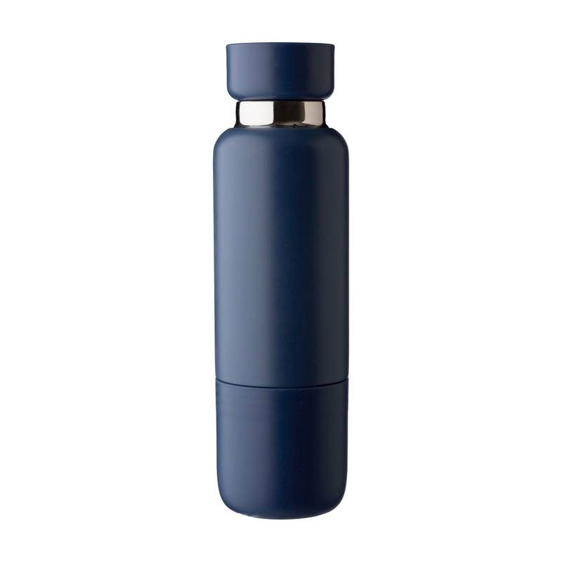 Nerezová dvojplášťová fľaša (500 ml) Lieselotte, čierna Nerezová dvojplášťová fľaša (500 ml) Lieselotte, čierna