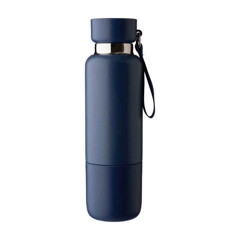 Nerezová dvojplášťová fľaša (500 ml) Lieselotte, čierna Nerezová dvojplášťová fľaša (500 ml) Lieselotte, čierna