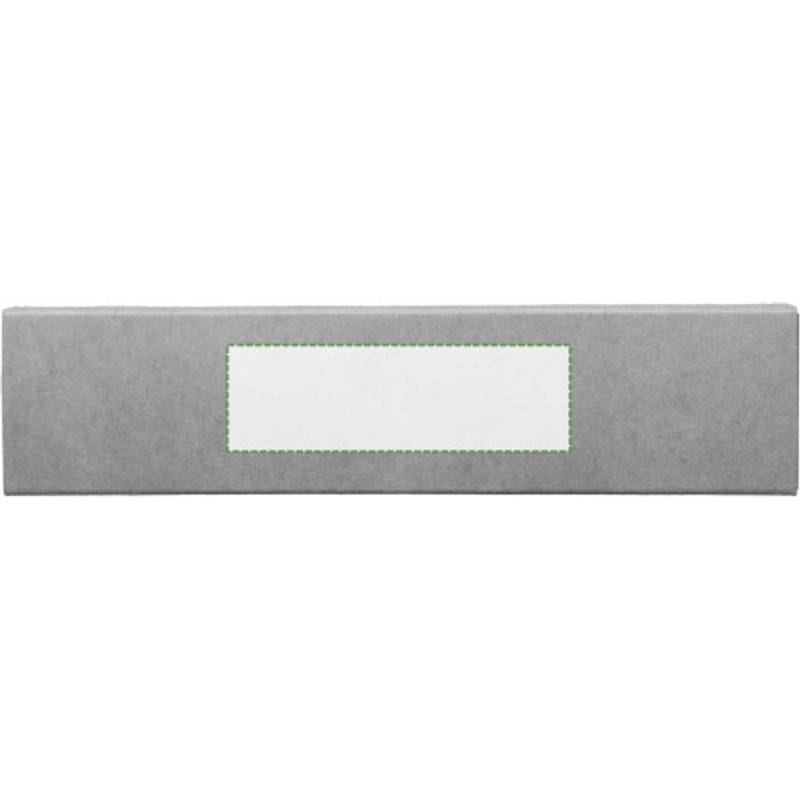 Recyklované nerezové kuličkové pero Hannelore, šedá stříbrná Recyklované nerezové kuličkové pero Hannelore, šedá stříbrná