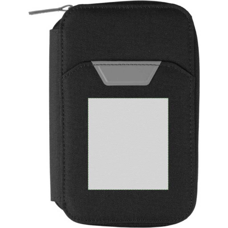 rPET cestovná peňaženka Susanne, čierna rPET cestovná peňaženka Susanne, čierna