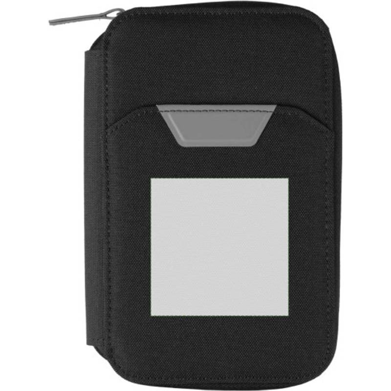 rPET cestovná peňaženka Susanne, čierna rPET cestovná peňaženka Susanne, čierna