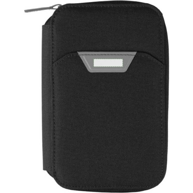 rPET cestovná peňaženka Susanne, čierna rPET cestovná peňaženka Susanne, čierna