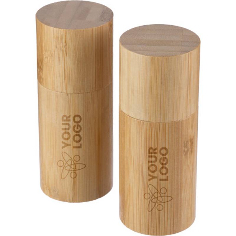 Sada bambusového mlynčeka na korenie Christine, hnedá Sada bambusového mlynčeka na korenie Christine, hnedá