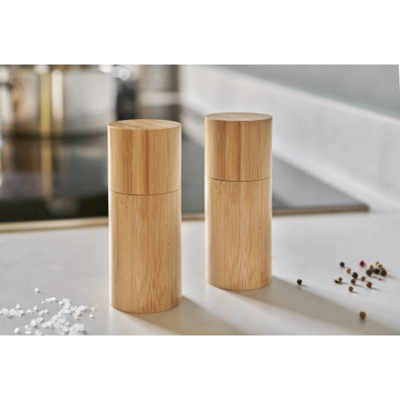 Sada bambusového mlynčeka na korenie Christine, hnedá Sada bambusového mlynčeka na korenie Christine, hnedá
