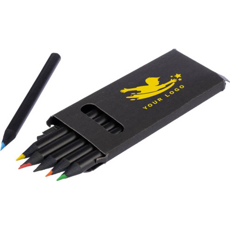 Farebné ceruzky Holger, čierna Farebné ceruzky Holger, čierna