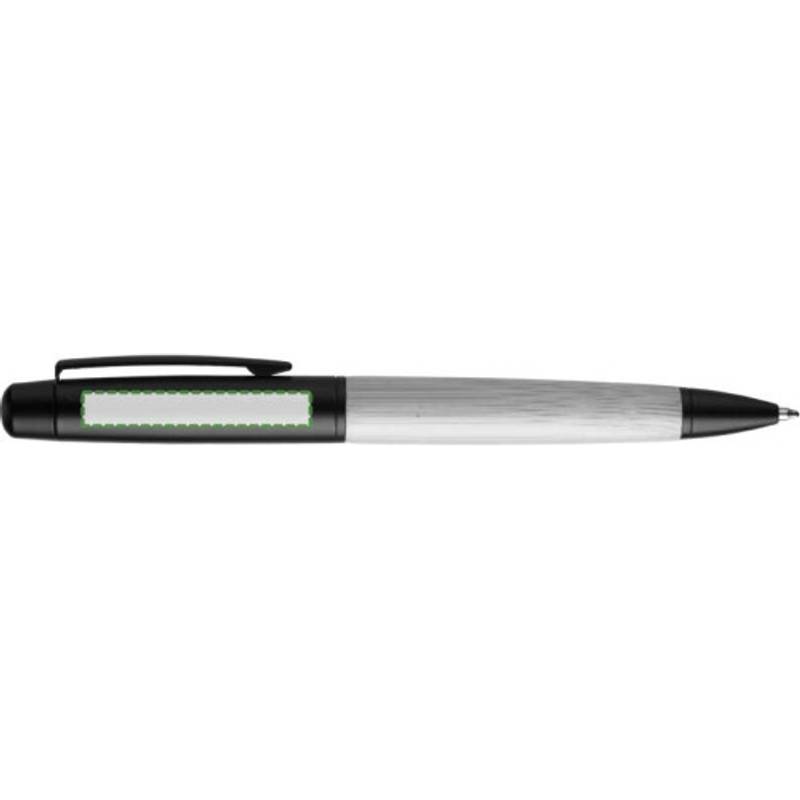 Nerezové kuličkové pero Anke, černá Nerezové kuličkové pero Anke, černá