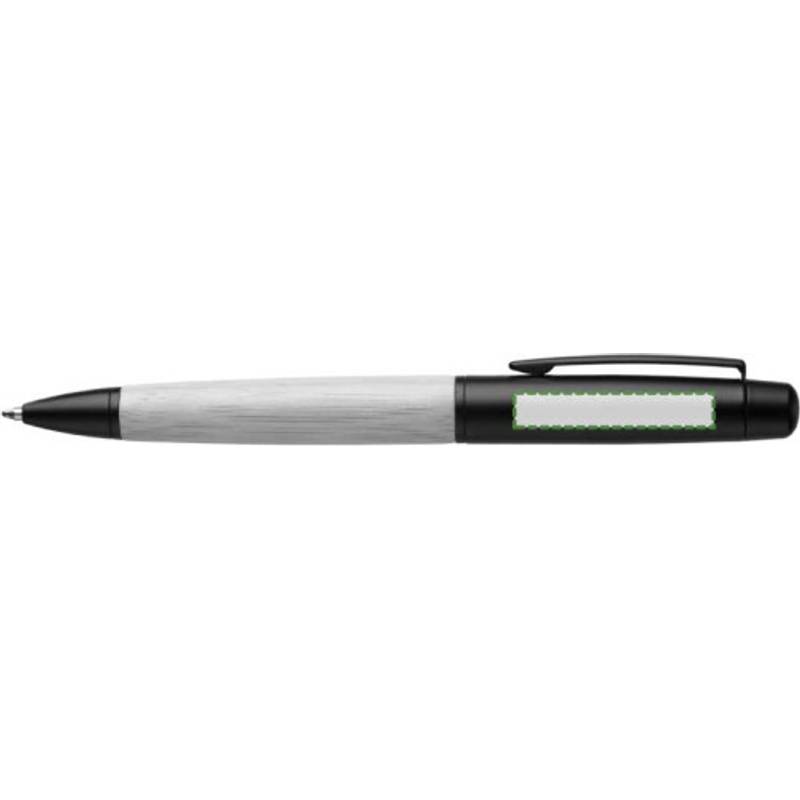 Nerezové kuličkové pero Anke, černá Nerezové kuličkové pero Anke, černá