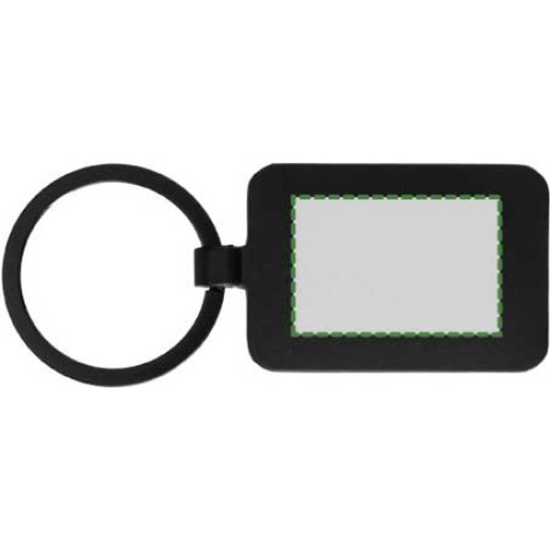 Kovová klíčenka Brigitte, černá Kovová klíčenka Brigitte, černá