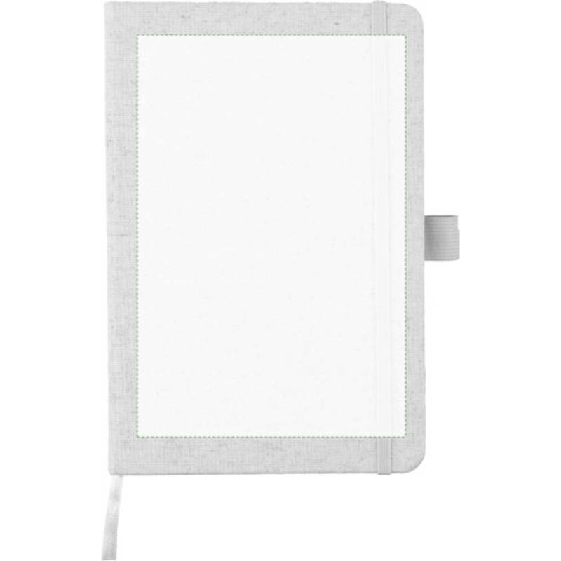 Konopný sešit A5 Barbara, hnědá khaki Konopný sešit A5 Barbara, hnědá khaki