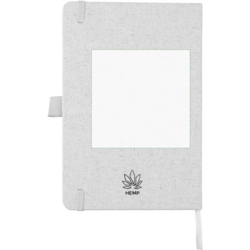 Konopný sešit A5 Barbara, hnědá khaki Konopný sešit A5 Barbara, hnědá khaki