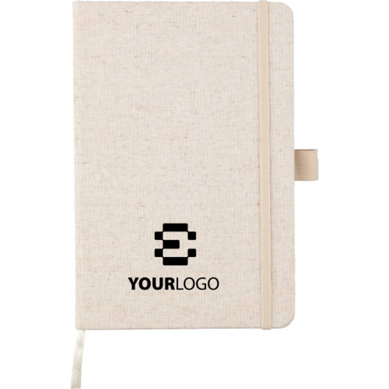 Konopný sešit A5 Barbara, hnědá khaki Konopný sešit A5 Barbara, hnědá khaki