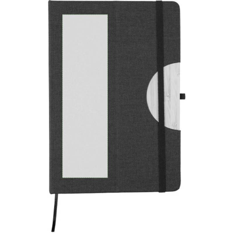 rPET (300D) notebook A5 Ernst, čierna rPET (300D) notebook A5 Ernst, čierna