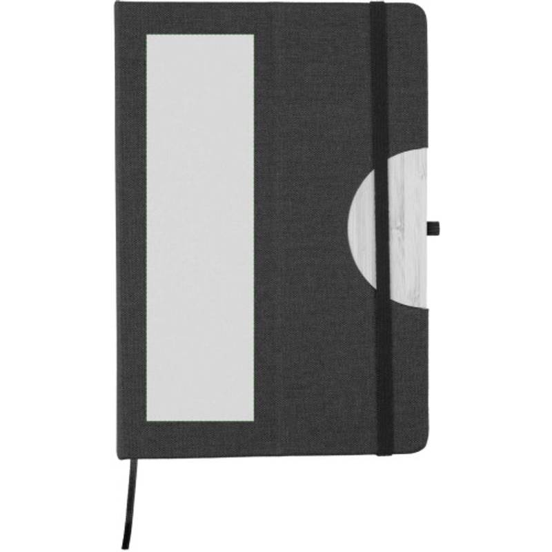 rPET (300D) notebook A5 Ernst, čierna rPET (300D) notebook A5 Ernst, čierna