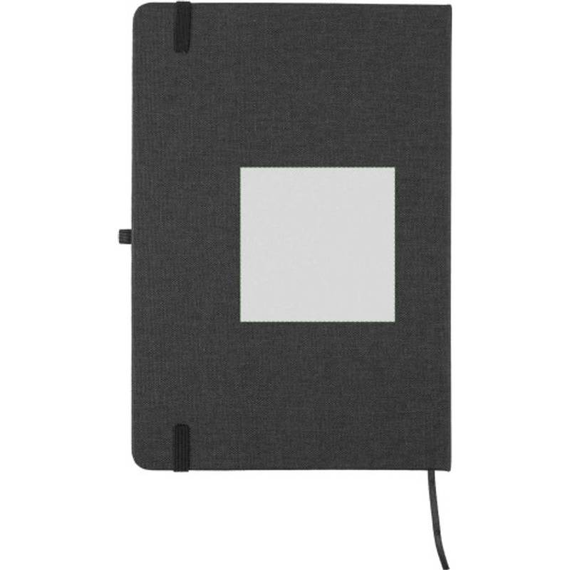 rPET (300D) notebook A5 Ernst, čierna rPET (300D) notebook A5 Ernst, čierna