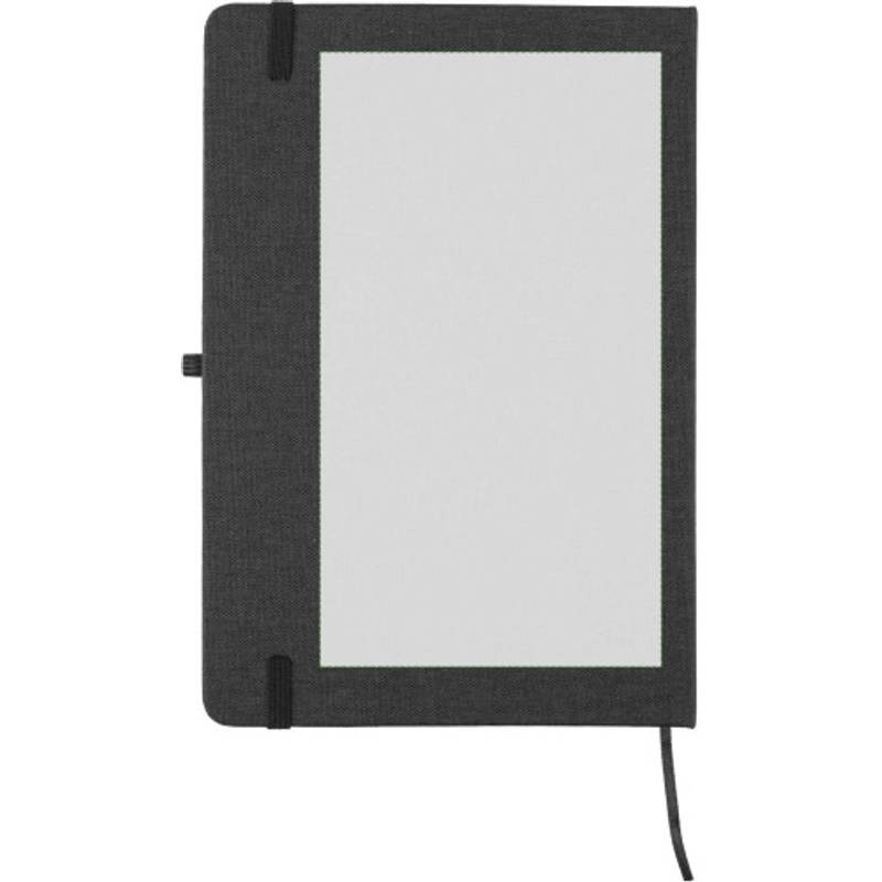 rPET (300D) notebook A5 Ernst, čierna rPET (300D) notebook A5 Ernst, čierna