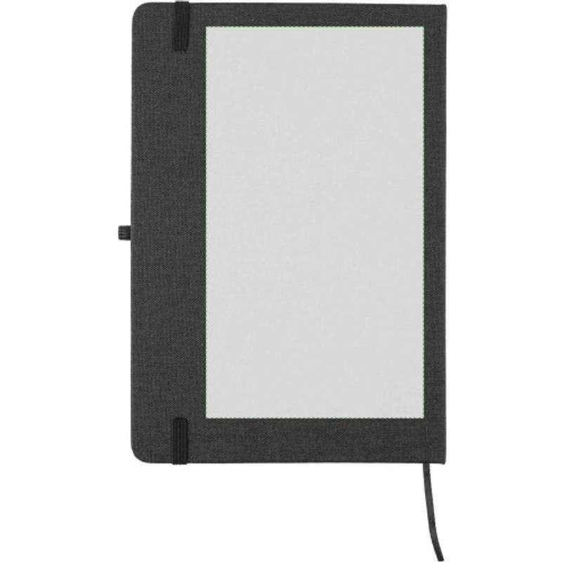 rPET (300D) notebook A5 Ernst, čierna rPET (300D) notebook A5 Ernst, čierna