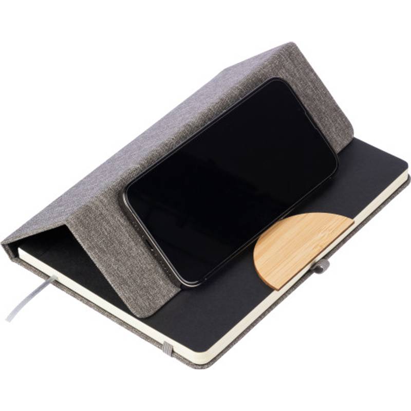 rPET (300D) notebook A5 Ernst, čierna rPET (300D) notebook A5 Ernst, čierna