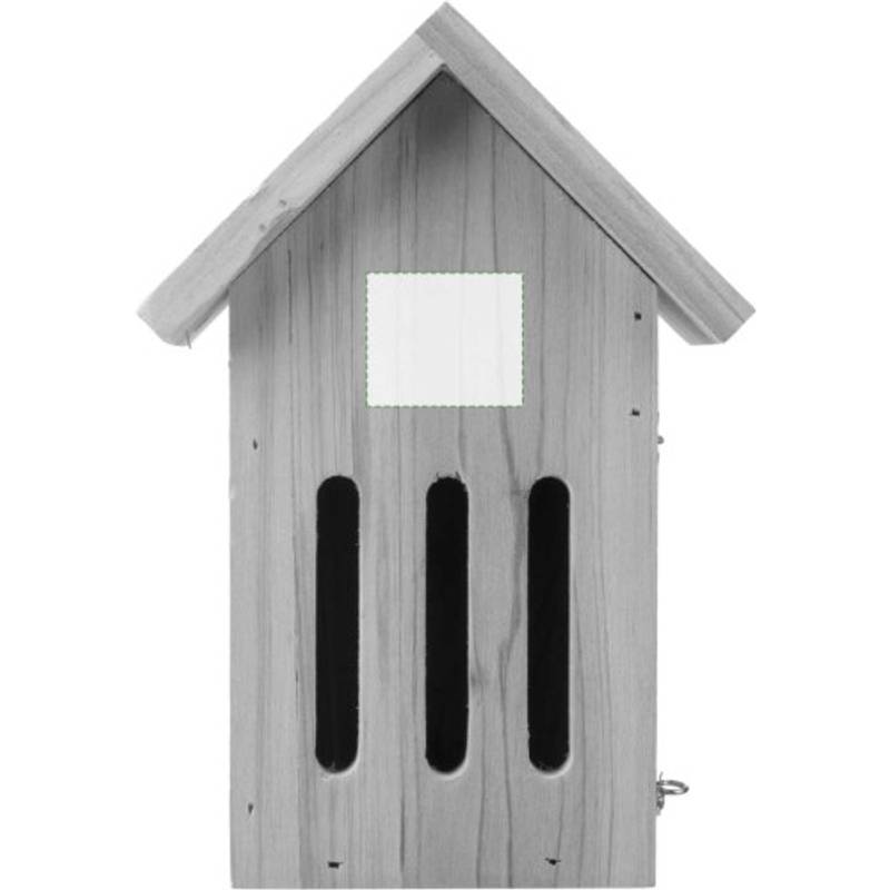 Borovicový dřevěný motýlí domeček Anita, hnědá Borovicový dřevěný motýlí domeček Anita, hnědá