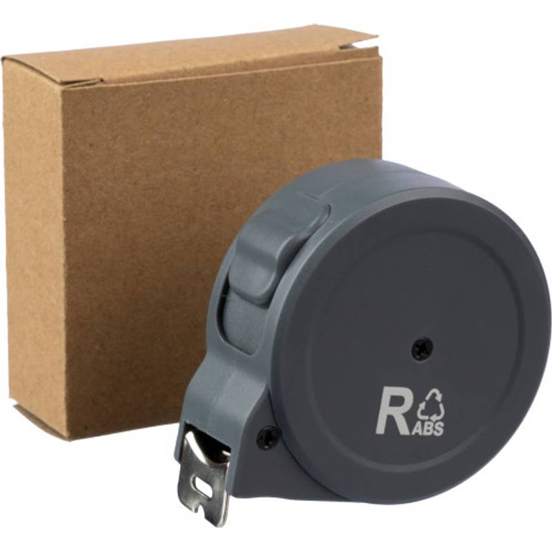 Svinovací metr z recyklovaného ABS (3 metry) Ute, šedá Svinovací metr z recyklovaného ABS (3 metry) Ute, šedá