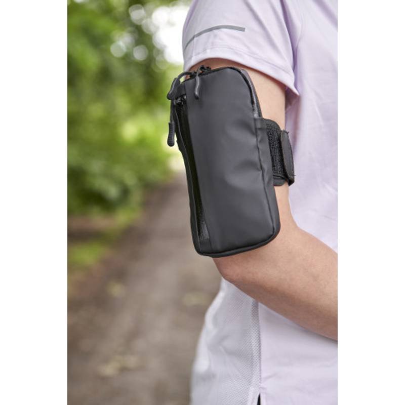 Polyesterová športová taška Christel, čierna Polyesterová športová taška Christel, čierna