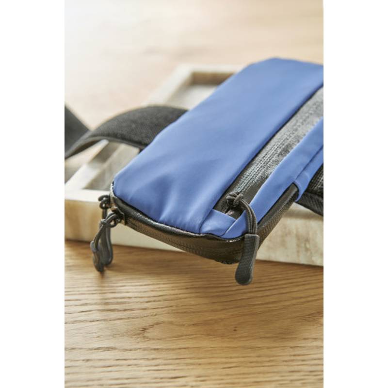 Polyesterová športová taška Christel, čierna Polyesterová športová taška Christel, čierna