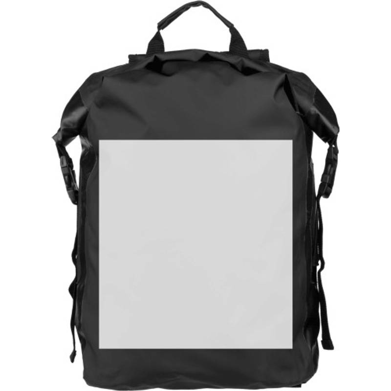 Plachtový (250D) rolovací batoh Hermann, čierna Plachtový (250D) rolovací batoh Hermann, čierna