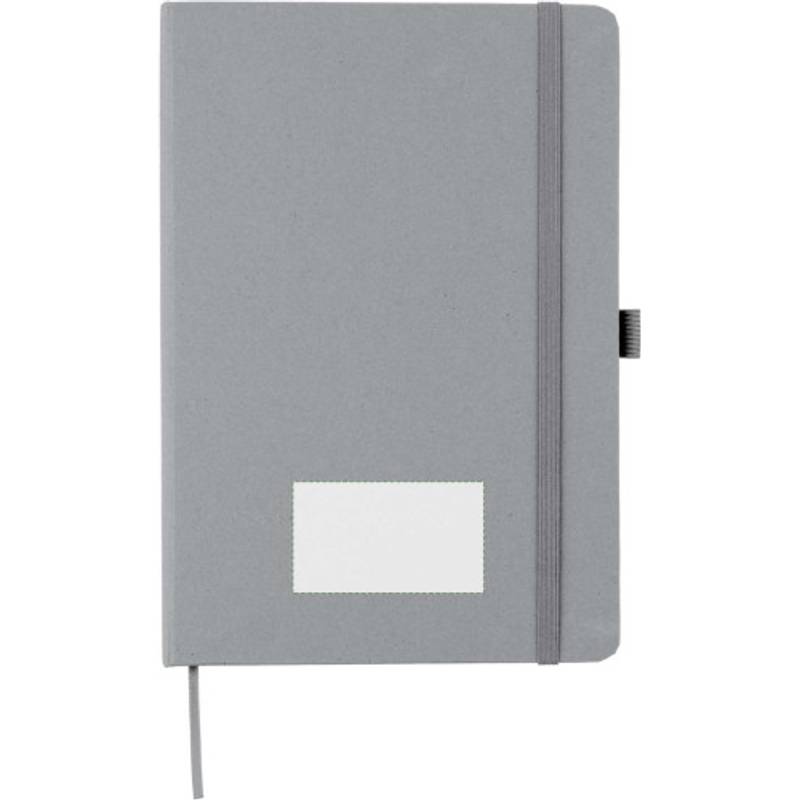 Recyklovaný bioodpad a kartónový zošit A5 Gertrud, modrá Recyklovaný bioodpad a kartónový zošit A5 Gertrud, modrá